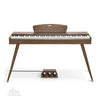Piano Digital Donner Ec6765 Ddp-80 Walnut Wood