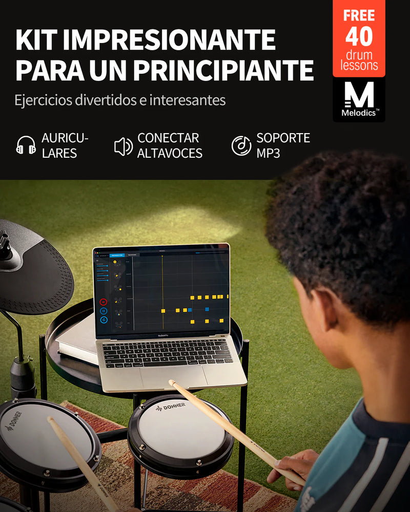 Bateria Electronica Donner Ec7250 Ded-80Max