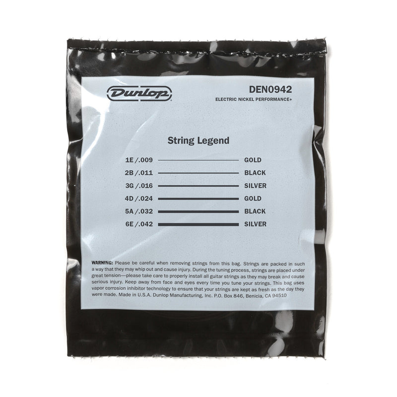 Encordado Dunlop Guitarra Electrica Den0942 Light 38120094201