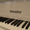 Piano Acústico De Cola Ritmuller RS160 A112 Blanco Pulido — vista 3