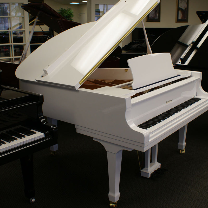 Piano Acústico De Cola Ritmuller RS160 A112 Blanco Pulido — vista 2