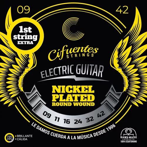 Encordado Cifuentes Strings Guitarra Electrica AC9 NP 9 42