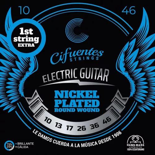 Encordado Cifuentes Strings Guitarra Electrica AC10 NP 10 46