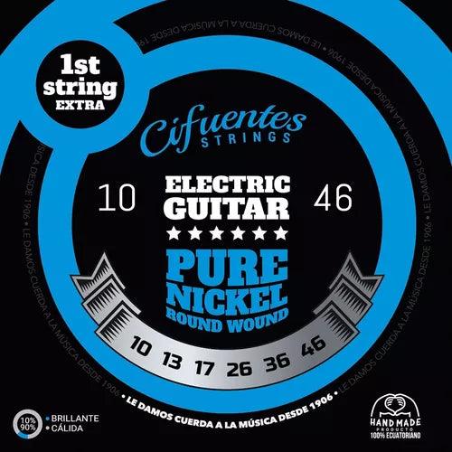 Encordado Cifuentes Strings Guitarra Electrica AC10 PN 10 46