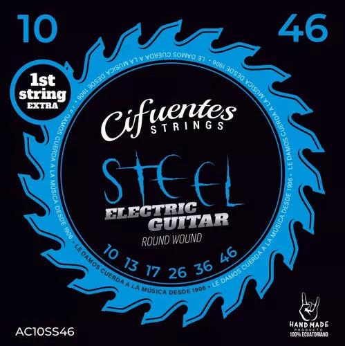 Encordado Cifuentes Strings Guitarra Electrica AC10 SS 10 46