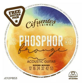 Encordado Cifuentes Guitarra Acustica Jd12 Pb 12 53