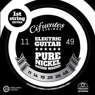 Encordado Cifuentes Strings Guitarra Electrica Ac11 Pn 11 49
