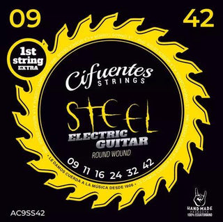 Encordado Cifuentes Guitarra Electrica Ac9 Ss 9 42