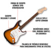 Guitarra Electrica Fender Squier Debut Stratocaster Lrl Wpg 2ts 0379600503