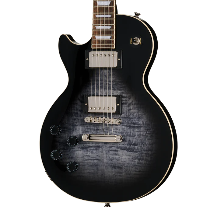Guitarra Electrica Epiphone E1LPTPEBBNH1L Les Paul Tribute Plus Zurda Transparent Ebony
