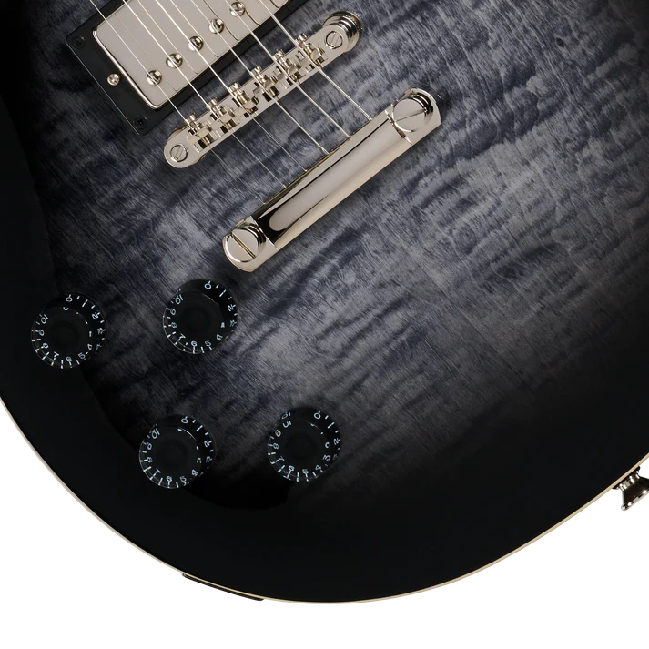 Guitarra Electrica Epiphone E1LPTPEBBNH1L Les Paul Tribute Plus Zurda Transparent Ebony