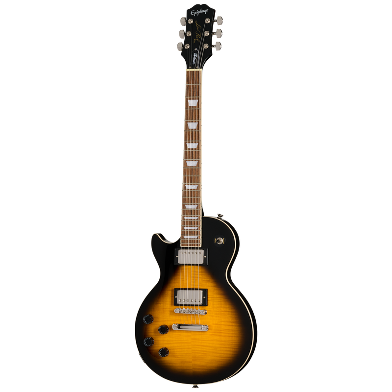 Guitarra Eléctrica Epiphone Les Paul Tribute Plus, Para Zurdos, Vintage Sunburst E1LPTPVSNH1L — vista 3