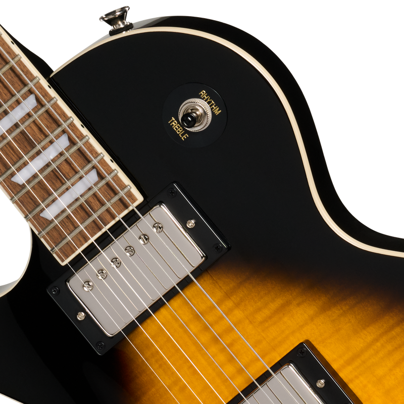 Guitarra Eléctrica Epiphone Les Paul Tribute Plus, Para Zurdos, Vintage Sunburst E1LPTPVSNH1L — vista 7
