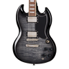 Guitarra Electrica Epiphone E1SGTPEBBNH1 Sg Tribute Plus Transparent Ebony