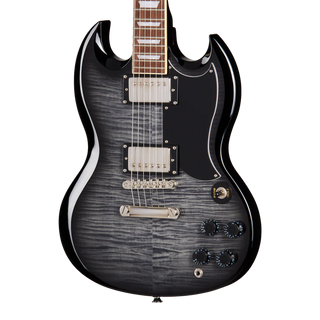 Guitarra Electrica Epiphone E1SGTPEBBNH1 Sg Tribute Plus Transparent Ebony
