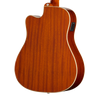 Guitarra electroacústica Epiphone Hummingbird Studio EC, Heritage Cherry Sunburst — vista posterior