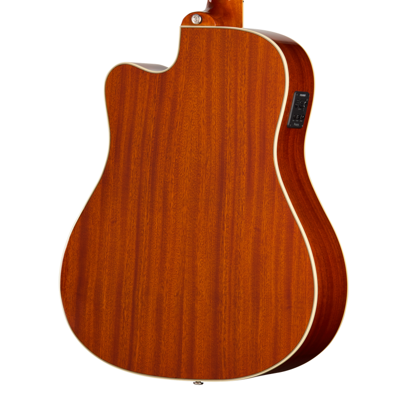 Guitarra electroacústica Epiphone Hummingbird Studio EC, Heritage Cherry Sunburst — vista posterior