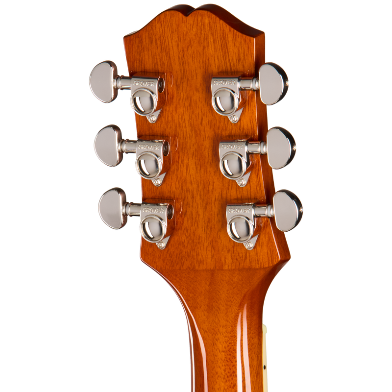 Guitarra electroacústica Epiphone Hummingbird Studio EC, Heritage Cherry Sunburst — detalle posterior del clavijero