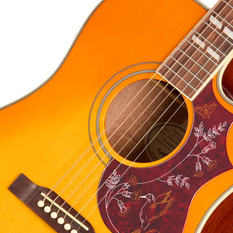 Guitarra electroacústica Epiphone Hummingbird Studio EC, Heritage Cherry Sunburst — vista 7