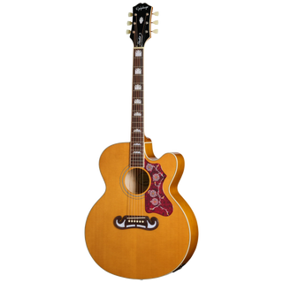 Guitarra electroacústica Epiphone J-200 Studio EC, Natural — vista frontal
