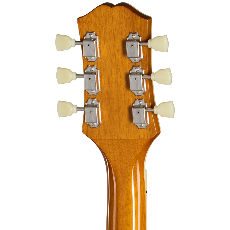 Guitarra electroacústica Epiphone J-200 Studio EC, Natural — detalle posterior del clavijero