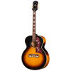 Guitarra electroacústica Epiphone J-200 Studio, Vintage Sunburst — vista frontal