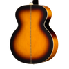 Guitarra electroacústica Epiphone J-200 Studio, Vintage Sunburst — vista posterior