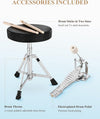 Bateria Acustica Donner Eb0300 Eds-180Msb  3Pc