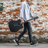 Guitarra Acustica Donner Ec1129 Cutaway Black Kit