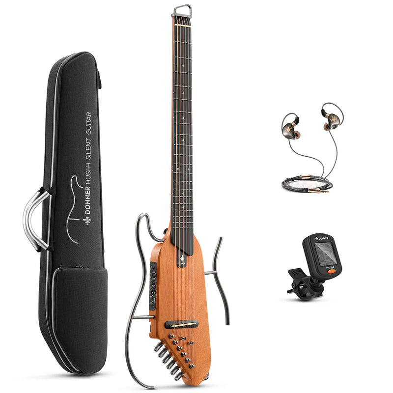 Guitarra Electroacustica Donner Ec1781 Hush-I Mahogany
