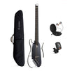 Guitarra Electroacustica Donner Ec1782 Hush-i Bk
