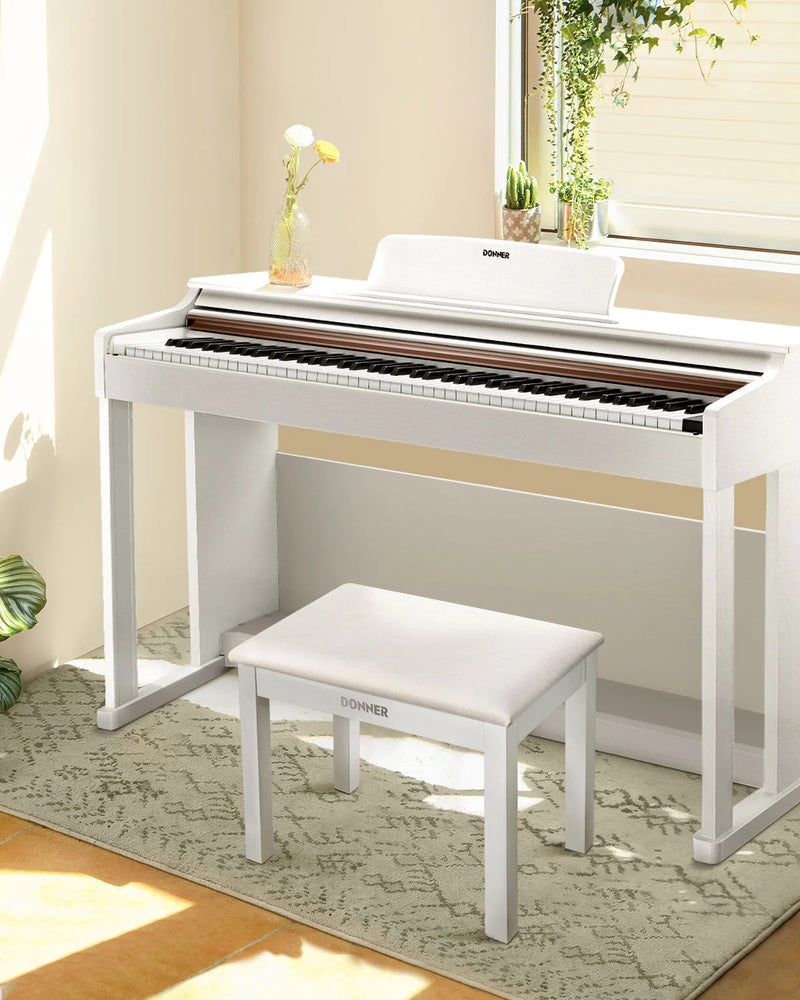 Silla Donner Ec6612 Dkb-10 Piano Wh