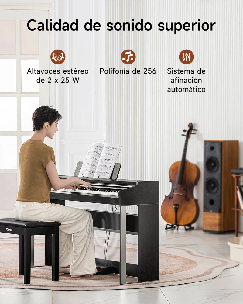 Piano Digital Donner Ec7045 Ddp-200Pro