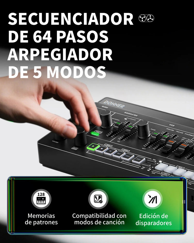 Sintetizador Donner Ec7074 Essential