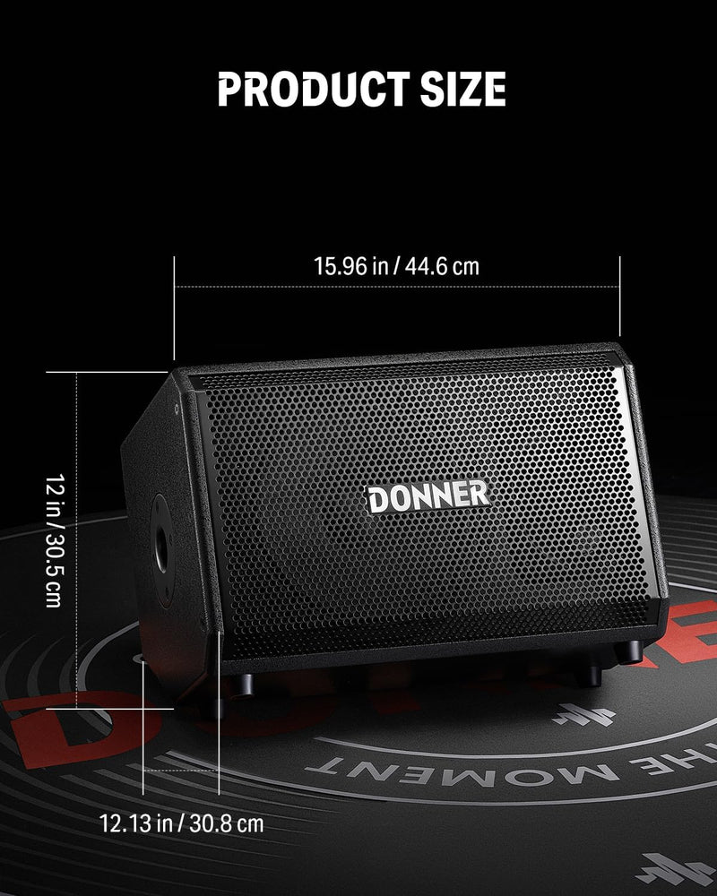 Amplificador Donner Ec7094 Para Bateria Dda-1000