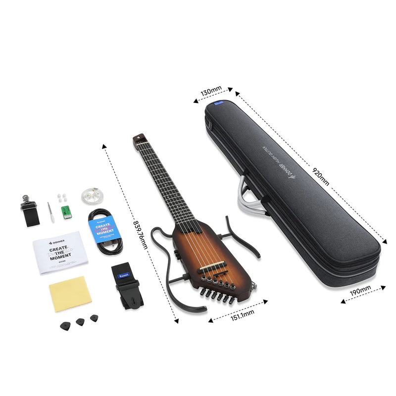 Guitarra Electroacustica Donner Ec7251 Hush-C Sunburst