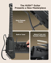 Guitarra Electroacustica Donner Ec7252 Hush-C Black