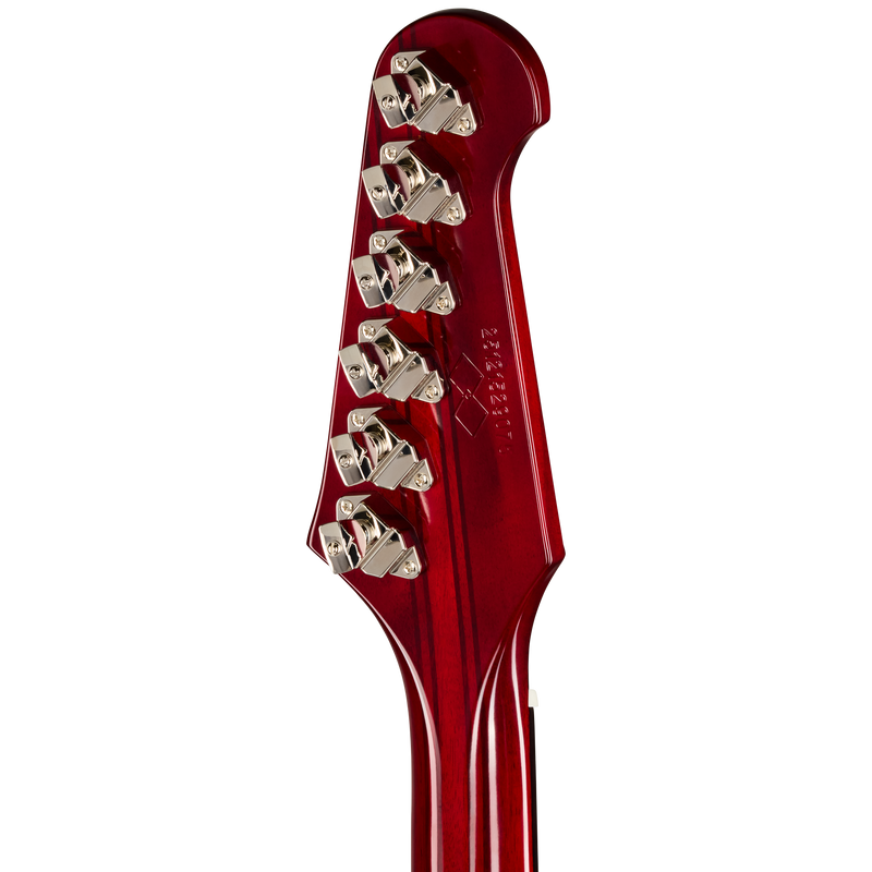 Guitarra eléctrica Epiphone IGC 1963 Firebird I Reissue, Cherry — detalle posterior del clavijero
