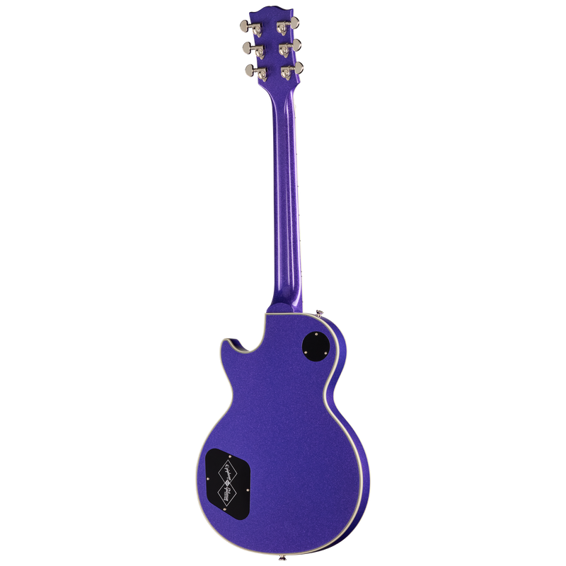 Guitarra eléctrica Epiphone IGC Les Paul Custom, Amethyst Sparkle — vista posterior