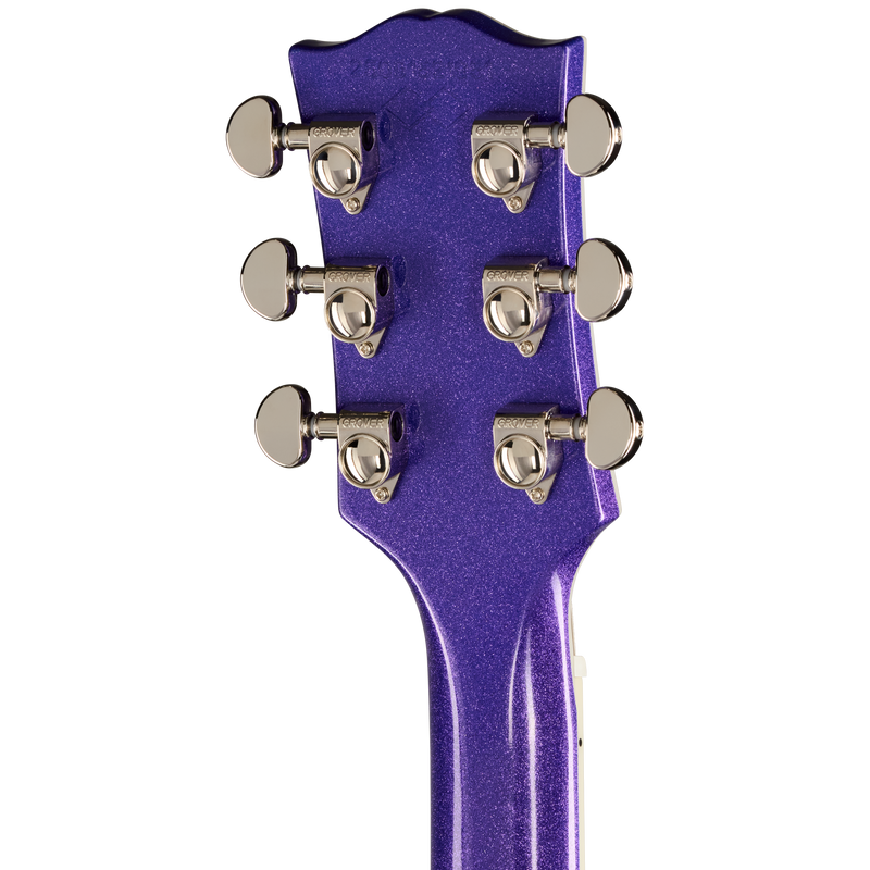 Guitarra eléctrica Epiphone IGC Les Paul Custom, Amethyst Sparkle — detalle posterior del clavijero