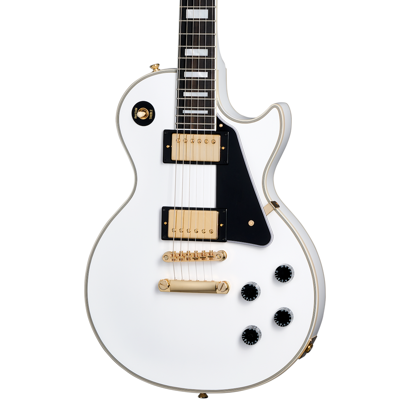 Guitarra Electrica Epiphone Lp Custom Eclpcawgh1 Alpine White