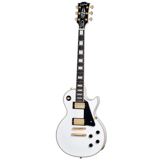 Guitarra Electrica Epiphone Lp Custom Eclpcawgh1 Alpine White