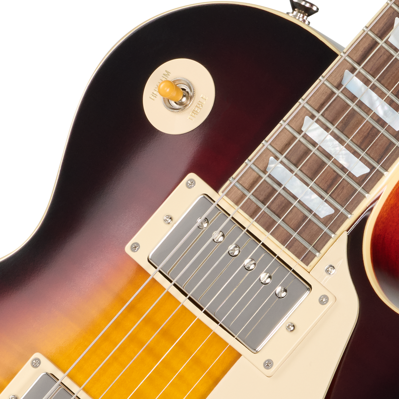 Guitarra eléctrica Epiphone IGC 1959 Les Paul Standard Reissue, Dark Burst — detalle de las pastillas