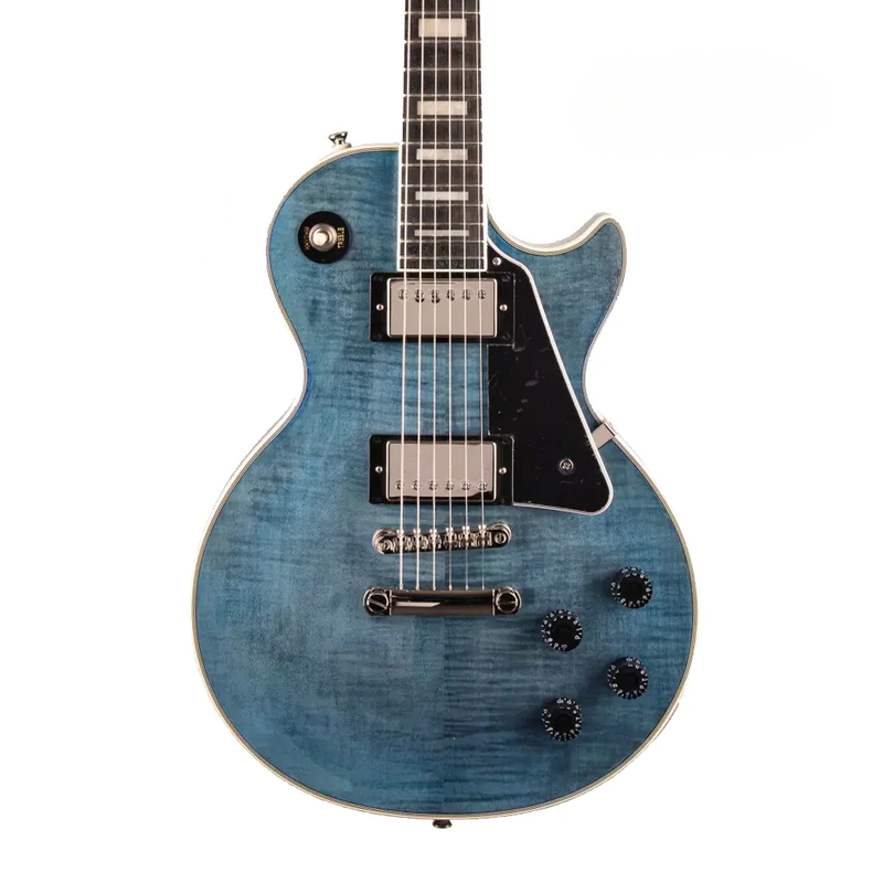 Guitarra Electrica Epiphone EI-LPCFTBLNH3 Les Paul Custom Figured
