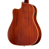 Guitarra electroacústica Epiphone J-45 Standard EC, Honey Burst — vista posterior