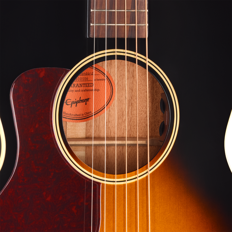 Guitarra Electroacústica Epiphone L-00 Standard, Para Zurdos, Vintage Sunburst EIALSVSNH1L — vista 9