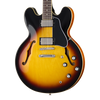 Guitarra eléctrica Epiphone ES-335, Vintage Sunburst — detalle del cuerpo