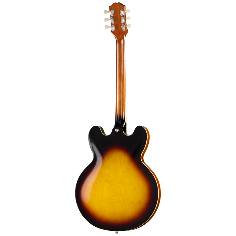 Guitarra eléctrica Epiphone ES-335, Vintage Sunburst — vista posterior
