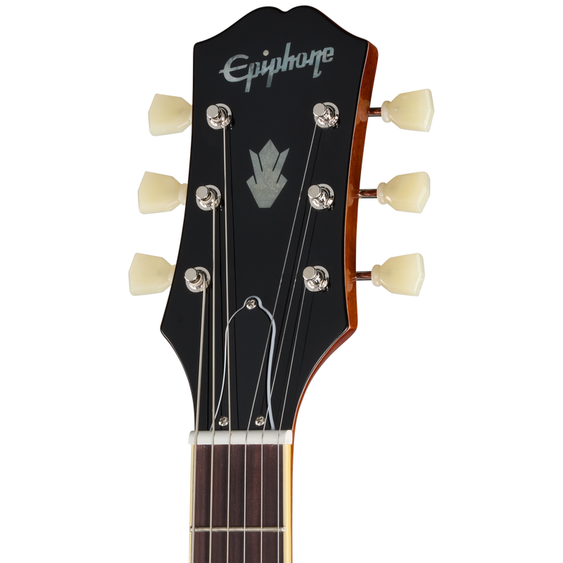 Guitarra eléctrica Epiphone ES-335, Vintage Sunburst — detalle del clavijero