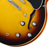 Guitarra eléctrica Epiphone ES-335, Vintage Sunburst — detalle de los controles